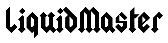 LiquidMaster Logo Squealer Font 2